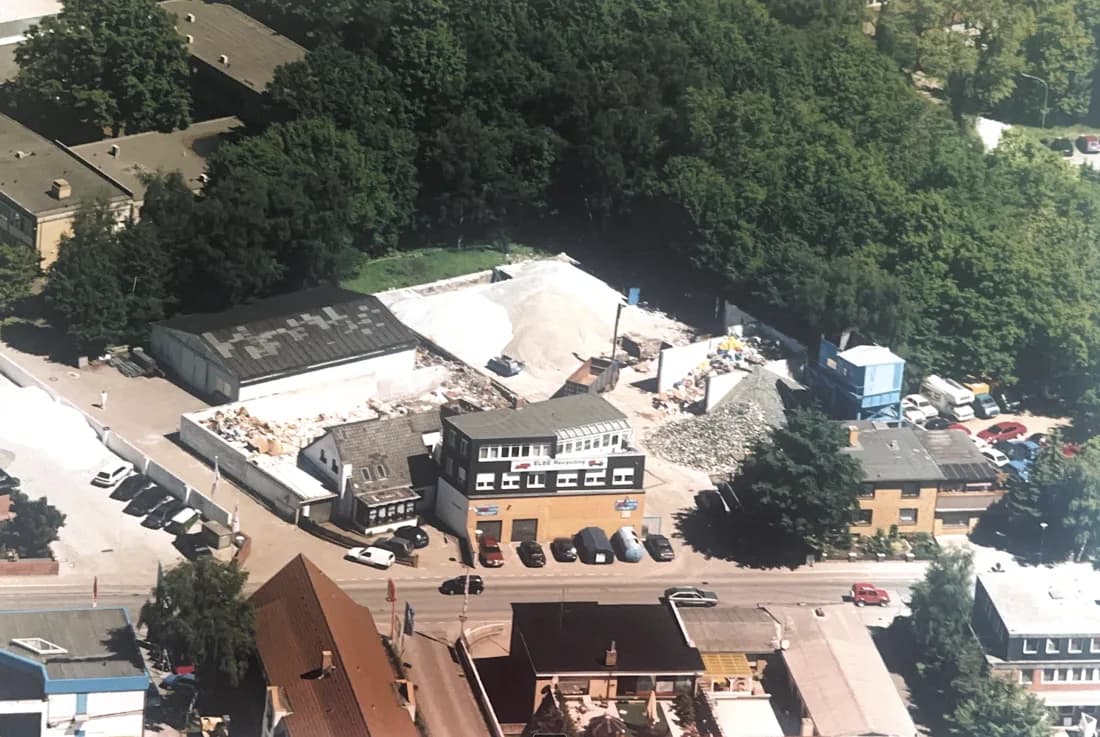 Luftbild des Standorts Kronskamp in Wedel